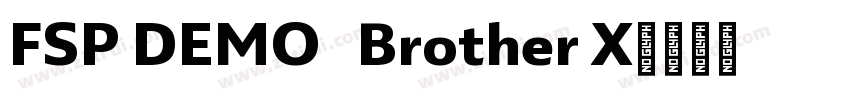 FSP DEMO   Brother X字体转换